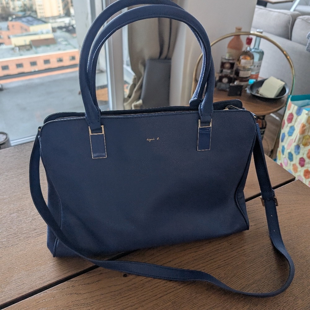 Agnes b Blue bag